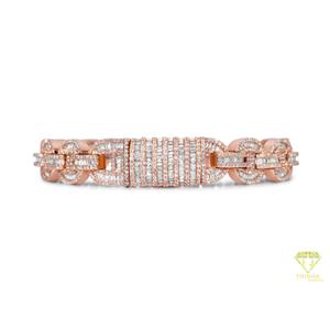 Exclusive Women's Moissanite <b>Bracelet</b> Featuring Diamond Inspired <b>Infinity</b> Links and Luxury Fashion Styling - Product Image 5