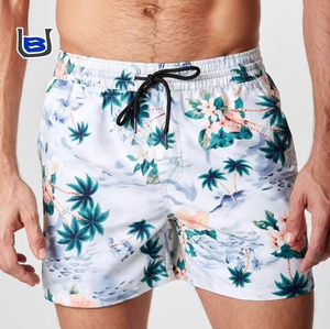 SELF INDUSTRIES SN-794 Drawstring Mid-Rise Men's <b>Knee</b>-Length Casual Shorts with Pockets Polyester/Cotton Blend Breathable - Product Image 6
