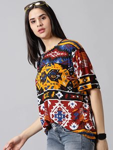 เสื้อยืดคอกลมแขนสั้นสีพื้นสำหรับผู้หญิง แฟชั่นใหม่ เสื้อยืดพิมพ์ลายลำลอง ใส่สบาย ระบายอากาศได้ดี เหมาะสำหรับฤดูร้อน - Product Image 5