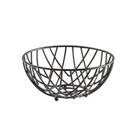 Panier à fruits traditionnel en métal, décoration ethnique pour la maison, rangement pour comptoir de cuisine et table à manger, taille et forme personnalisables