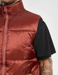 2026 Men Zipper Sleeveless Puffer Jacket Waistcoat Custom Logo <b>for</b> Men - Product Image 5