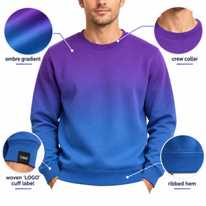 Sudadera Urbana para Hombre, Estilo Streetwear, Oversize, Hombros Caídos, Felpa, OEM - Product Image 6