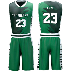 Maillots de basket-ball à rayures sublimées, design gratuit, vêtements de sport unis, personnalisables avec logo d'équipe, haute qualité. - Product Image 1