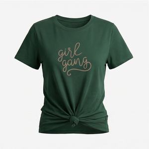 New Arrival Women's Office Wear Shirt Spring Autumn Fashion Trendy Print Casual Ladies Dress 240gsm 100% Cotton Satin <b>Sequin</b> - Product Image 1