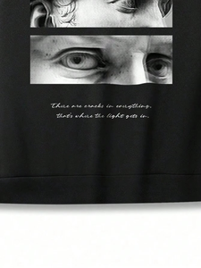 เสื้อฮู้ดผู้ชายพร้อมลายพิมพ์แบบกำหนดเอง เสื้อฮู้ดผ้าฟลีซเนื้อนุ่มสบายสำหรับผู้ชาย ผลิตจากผ้าฝ้าย 100% - Product Image 6