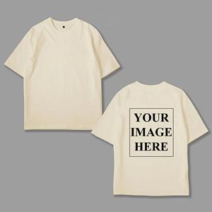 T-shirts à manches courtes 100 % coton personnalisables de haute qualité, votre design, séchage rapide, respirants, faible MOQ, fourniture directe d'usine - Product Image 4