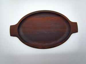 Ensemble de plateaux en bois rustique, plateaux de service en sheesham faits à la main avec bords sculptés - Product Image 6