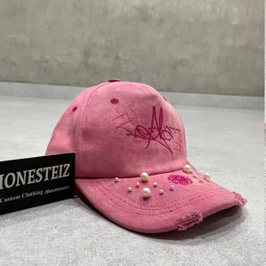 Gorra de Béisbol de 5 Paneles Hecha a Medida, de Alta Calidad, 100% Lona de Algodón, Unisex, Gorra Deportiva con Bordado a Mano, Diseño de Imagen Personalizado - Product Image 1