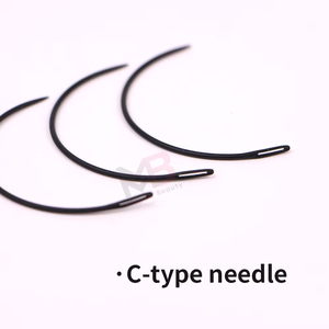 Pince professionnelle pour extensions capillaires, outil d'ouverture et de fermeture de micro-anneaux et kit d'enfilage de boucles avec étui de rangement - Product Image 5