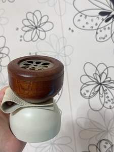 Brûleur à Bakhoor en Bois Moderne avec Plateau Métallique – Porte-Encens Oud Arabe pour Décoration Islamique et Cadeaux de Mariage - Product Image 4