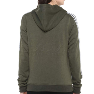 Sweat à capuche rayé Pro-Fit pour femme, logo personnalisé, vêtements de sport performants, tenue d'entraînement pour équipe professionnelle, nouveau modèle 2026 - Product Image 3