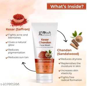 Gel Limpiador Facial de Azafrán y Madera de Sándalo - Product Image 2