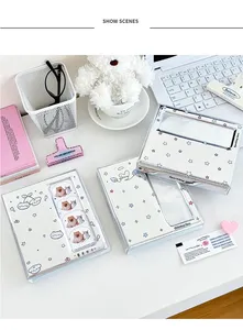Álbum <span class=keywords><strong>de</strong></span> Fotos Mini con 32 Bolsillos para Tarjetas Fotográficas <span class=keywords><strong>de</strong></span> Ídolos, Personalizable, Plateado, <span class=keywords><strong>de</strong></span> 3 Pulgadas, en Oferta - Product Image 2