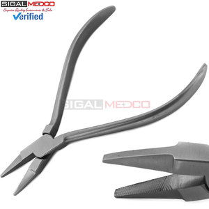 Professional Dental <b>Flat</b> <b>Nose</b> <b>Pliers</b> Orthodontics <b>Flat</b> <b>Nose</b> <b>Plier</b> Stainless Steel Bulk Manufacturer Medic Instruments - Product Image 2