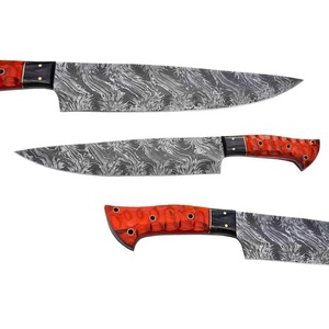 Cuchillo de Chef Jexmoo Personalizado Hecho a Mano en Acero Inoxidable con Hoja de 8 Pulgadas, Mango Elegante y Funda de Cuero - Regalo para Chef - Product Image 3
