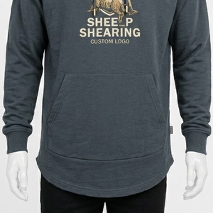 Sudadera con Capucha de Algodón French Terry para Hombre, con Logotipo Personalizado, Estilo Casual para Otoño - Product Image 4