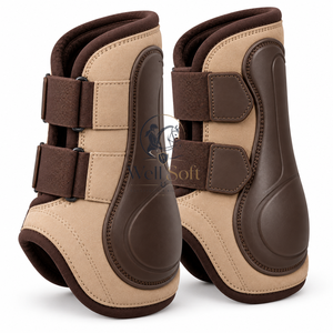 Bottes de brossage polyvalentes pour chevaux, dotées d'une construction durable, d'une doublure douce et d'un ajustement sécurisé pour l'équitation, l'entraînement et l'écurie. - Product Image 5