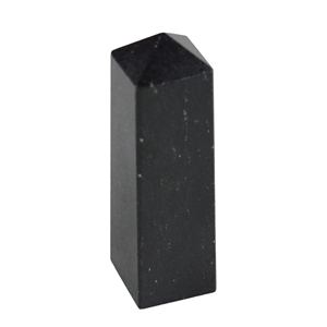Piedra Preciosa de Color Negro Natural con Diseño de Acabado en Forma de Torre, Ideal para Decoración del Hogar - Product Image 5