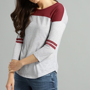American Style Two-Tone <b>Raglan</b> Short Sleeve T Shirt <b>Top</b> Gym/Sport Everyday Comfortable soft T Shirt For Exercise regimen - Product Image 4