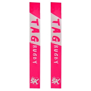 เข็มขัดรักบี้ 5KINGZ SPORTS สีชมพู-ดำ ทนทาน เป็นมิตรกับสิ่งแวดล้อม น้ำหนักเบา สำหรับกีฬาทีม แข่งขัน โปรโมชั่น และอุปกรณ์สนับสนุน - Product Image 2