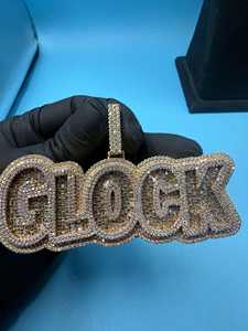 Colgante Clásico de Hip Hop Chapado en Oro con Diamante VVS de Calidad Premium Certificado por IGI, Personalizable, Unisex, para Compromiso y Boda - Product Image 5