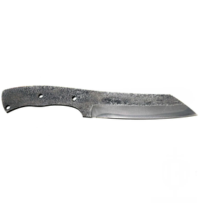 ชุดใบมีดเปล่า Nordic Forge 1095 Steel DIY สำหรับทำมีด EDC ใบมีดแบบ Fixed Blade  ผ่านกระบวนการ Acid Washed  แบบ Full Tang  OEM สำหรับมีดลอกหนังและมีดล่าสัตว์ - Product Image 1