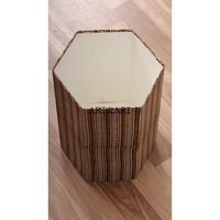 Poubelle en carton DIY moderne, 100% tissu en coton, imprimé floral artisanal, option de logo personnalisé, projet prêt à l'emploi de haute qualité