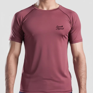 Athletic Performance T Shirts <b>Men</b> Breathable <b>Stretch</b> Fabric Sports Shirt for Gym Fitness Running and Training - Product Image 1