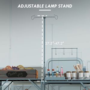 Soporte de Lámpara Ajustable, Cocina Plegable para Campamento con Estación de Cocina, Mesa de Camping Práctica - Product Image 5