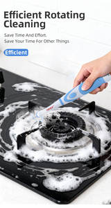 Cepillo de limpieza sónico eléctrico TRULY, limpiador multifuncional para <span class=keywords><strong>cocina</strong></span> y baño, Rubbermaid - Product Image 6