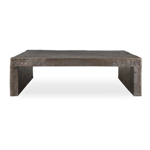 Table basse rectangulaire moderne en béton, design industriel, faite à la main, table basse pour salon, meubles de salon - Product Image 1