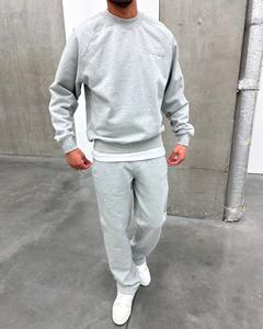 Conjunto Deportivo de Alta Calidad para Hombre, Pantalones Deportivos Unisex de Forro Polar con Múltiples Bolsillos, Corte Ajustado, Ropa de Entrenamiento, Conjunto de Dos Piezas - Product Image 1