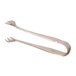 Pinzas de Acero Inoxidable de Grado Alimenticio con Diseño de Rosa en Relieve para Servir Aperitivos, Pinzas Pequeñas para Cubos de Hielo, Mini Pinzas para Caramelos - Product Image 3