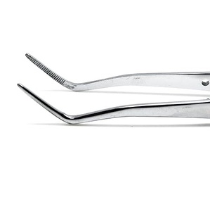 คีมถอนฟันสแตนเลสคุณภาพสูงแบบใช้มือ คีมผ่าตัดโค้งสำหรับดึงไหมขัดฟัน คีมถอนฟันแบบมืออาชีพ - Product Image 3