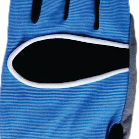 Gants de sécurité en spandex bleu, bouts des doigts lisses, antidérapants, poignet renforcé, durables, antistatiques, anti-chimiques, sans latex - Product Image 5