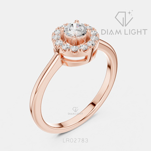 Bague en diamant de laboratoire rond certifié IGI 0,25 carat, or blanc 14 carats, couleur F+, clarté VS+, bague de fiançailles et de mariage pour femme, cadeau - Product Image 4