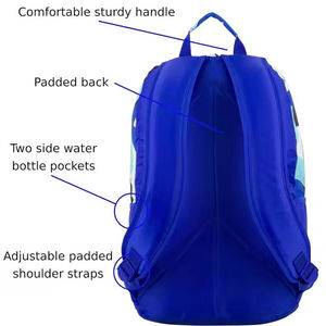 Fletcher Casual Sports <b>Backpack</b> Softback 18L <b>Nylon</b> Material Padded Back Adjustable Straps Unisex Lightweight Breathable - Product Image 4