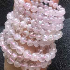 Cuarzo Fantasma de Lodolita Blanco Natural, Cristal de Cuarzo de Jardín, 7 Pulgadas, Medio Taladro, para Fabricación de Joyas - Product Image 5