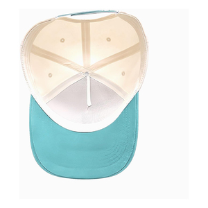 Gorra Trucker de 6 Paneles en Mezclilla Azul Claro con Perlas, Unisex, Casual, con Bloques de Color, Ajustada, 100% Poliéster - Product Image 3