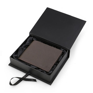 Tarjetero Bifold Multifuncional de Cuero Genuino de Alta Calidad para Hombre, con Bloqueo RFID, Personalizable con Logotipo Bordado, Venta al Por Mayor OEM - Product Image 4