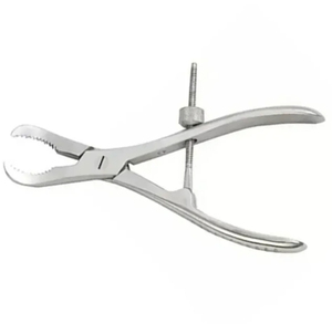 Screw <b>Removal</b> Forceps Curved Orthopedic Surgical Instrument Long <b>Pointed</b> Jaw Stainless Steel Bone Holding <b>Tool</b> - Product Image 2