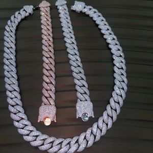 925 sterling silver moissanite <b>necklace</b> VVS D color moissanite <b>chain</b> IGI certified moissanite jewelry - Product Image 6