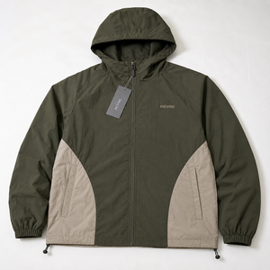Veste coupe-vent légère pour homme, veste de voyage, fermeture éclair intégrale, veste d'extérieur, fournisseur en gros à faible MOQ - Product Image 2