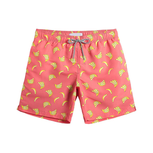 Shorts décontractés d'été pour hommes, coupe ample, taille élastique, motif floral, en toile, longueur genou, vente en gros à bas prix - Product Image 6