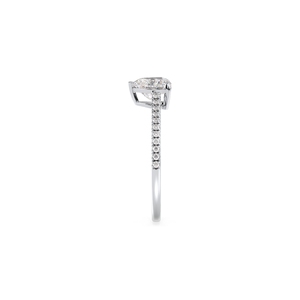 Bague de fiançailles REYES en or massif 14 carats avec diamant de laboratoire taille cœur 1,17 carat HPHT CVD, bijoux fins pour femme – Grande vente - Product Image 4