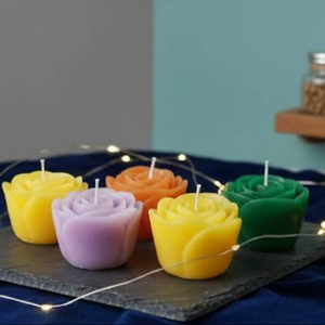 Velas Aromáticas Elegantes en Forma de Rosa, Hechas a Mano con Cera de Parafina Orgánica para el Día de San Valentín, Decoración del Hogar, Regalos para Bodas, en Cantidad al por Mayor - Product Image 2