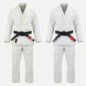 Kimono de Jiu Jitsu Brasileño OEM, Fabricante de Gi de BJJ Personalizado, Tejido Ribstop Ligero, Logotipo Frontal, 100% Algodón, Suministro de Fábrica de Gi de BJJ - Product Image 1