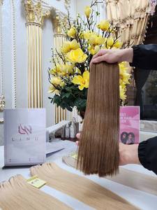 วิกผมลูกไม้แท้แบบชาวเวียดนาม100% ผมยาวถึงสองชั้นสีน้ำตาลเข้ม - Product Image 5