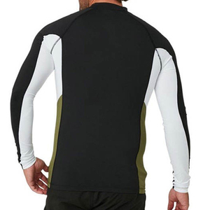 <b>Mens</b> Surfing Rash Guard UV Sun Protection Rashguard Long Sleeve Diving Suits Quick Dry <b>Compression</b> <b>Shirts</b> Top - Product Image 3