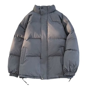 Custom High Quality Men's Winter <b>Canvas</b> Puffer <b>Jacket</b> Breathable Waterproof Hooded Bubble Style Zipper Plus Size Latest Color - Product Image 6